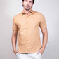 Camisa Risca de Giz Manga Curta