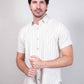 Camisa Risca de Giz Manga Curta