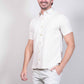 Camisa Risca de Giz Manga Curta