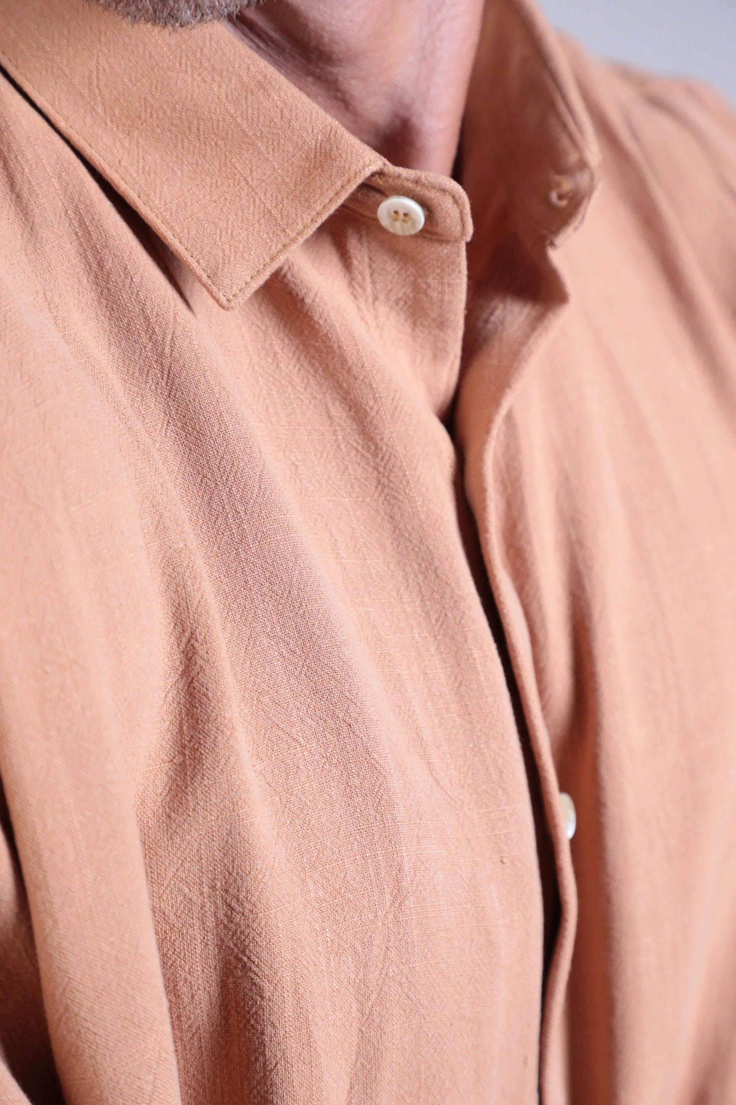 Camisa Linho Manga Curta