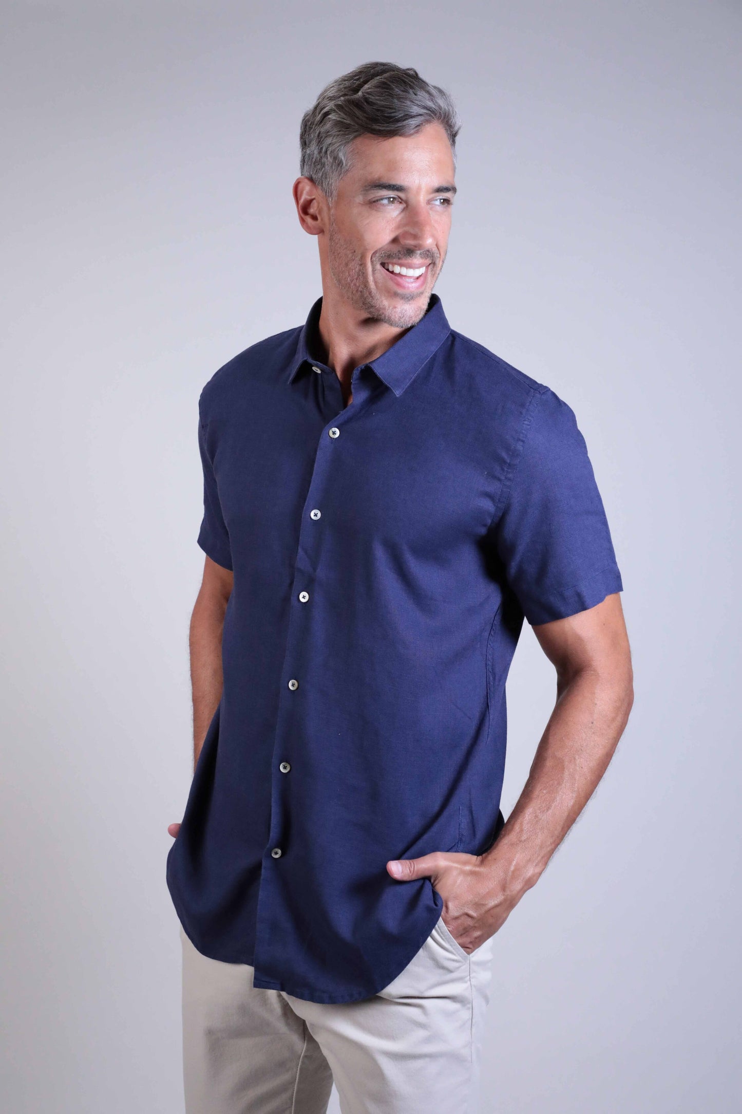 Camisa Lyocell Manga Curta