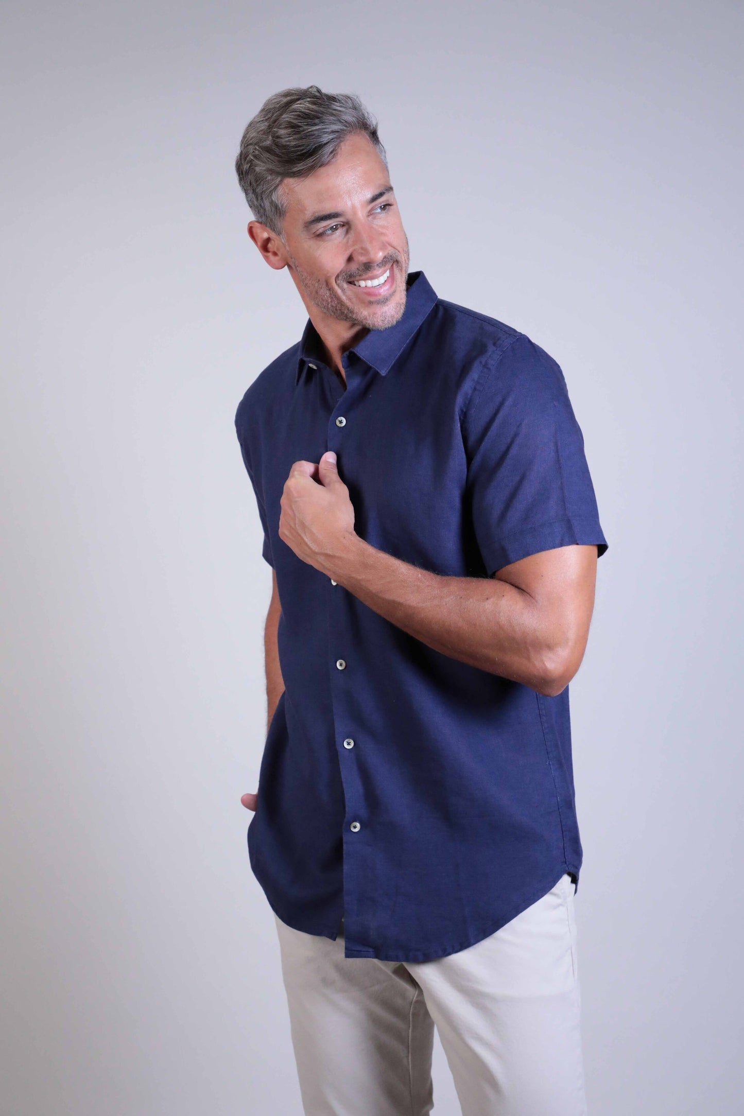 Camisa Lyocell Manga Curta