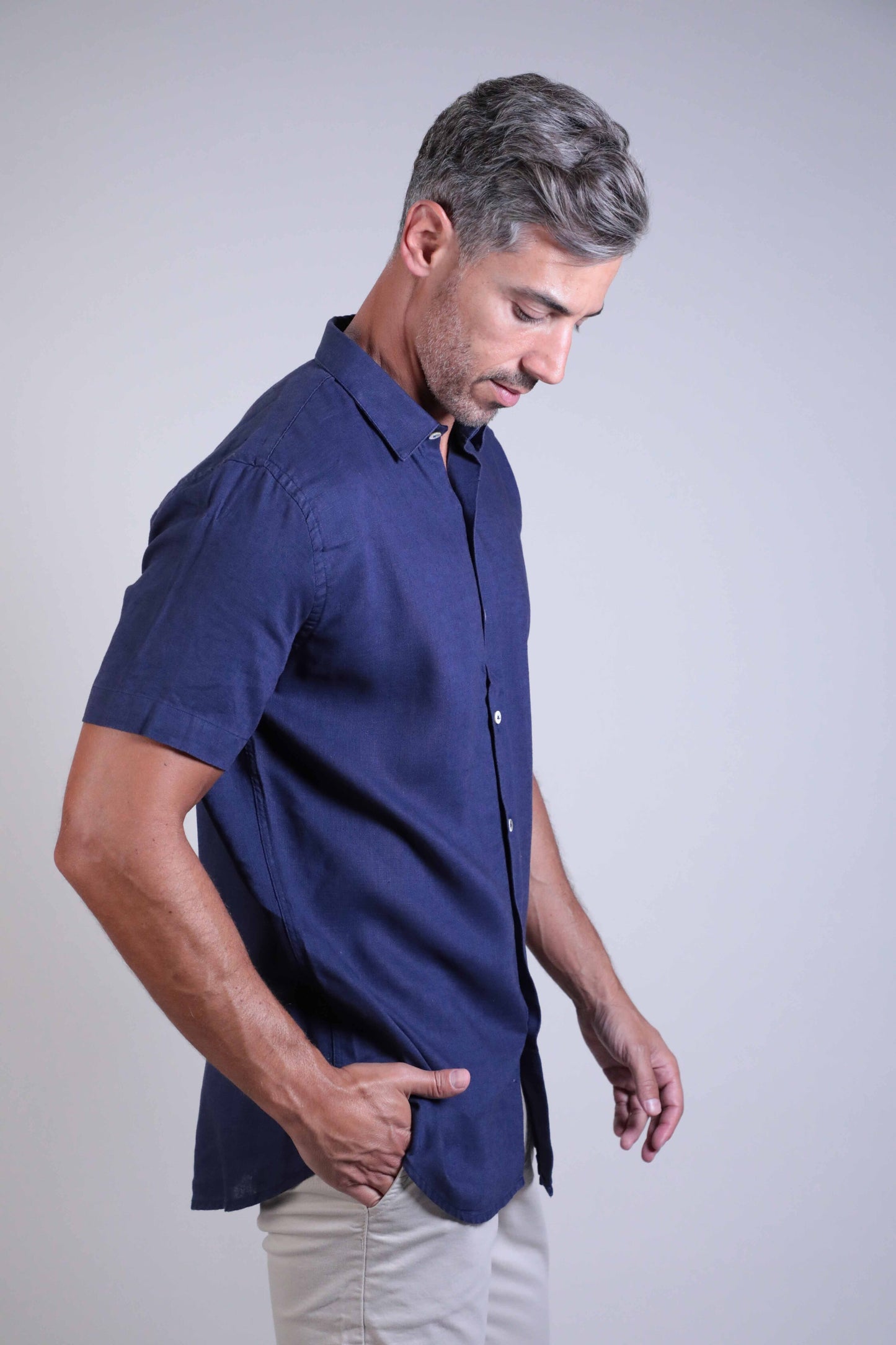 Camisa Lyocell Manga Curta