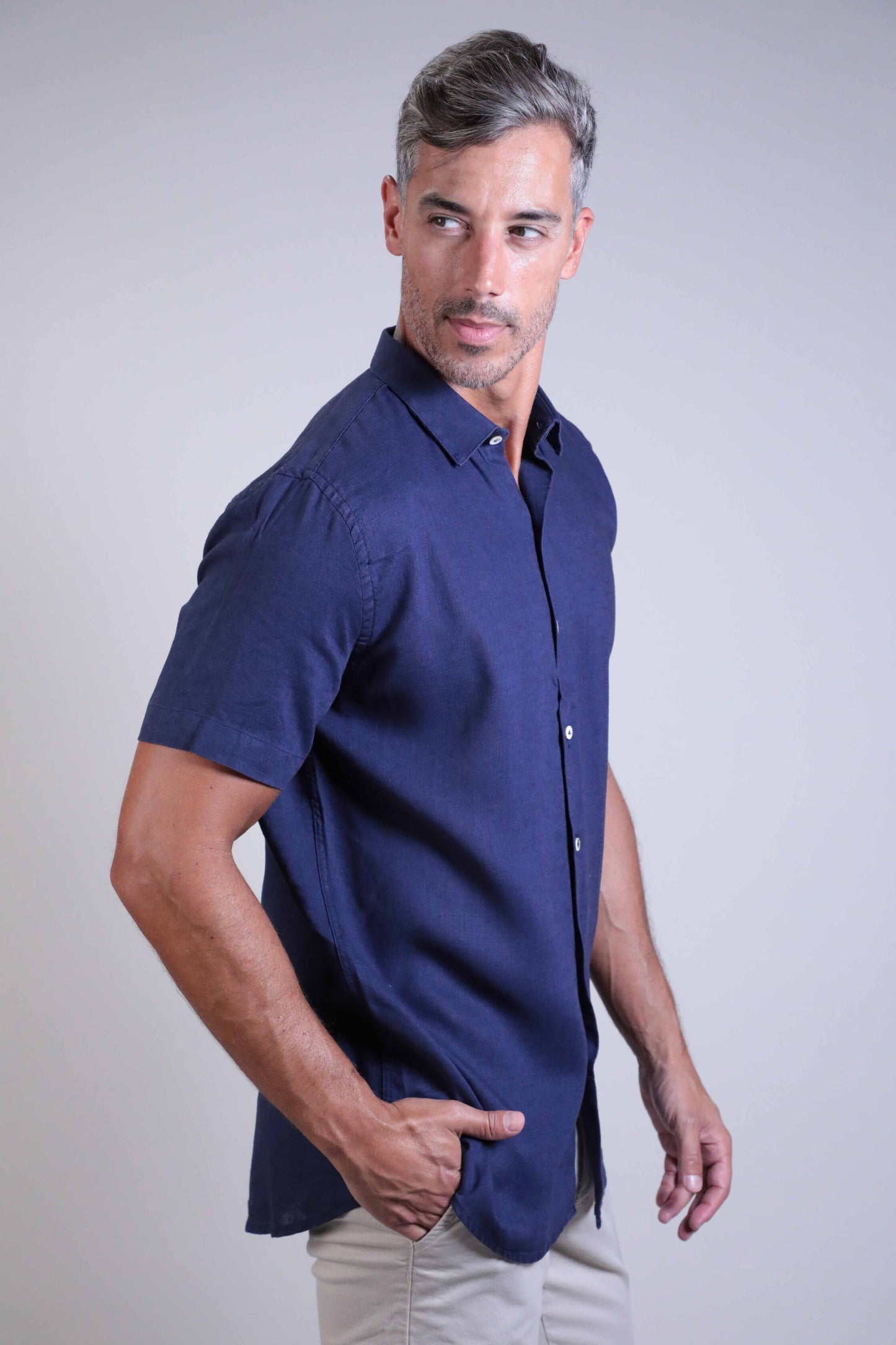 Camisa Lyocell Manga Curta