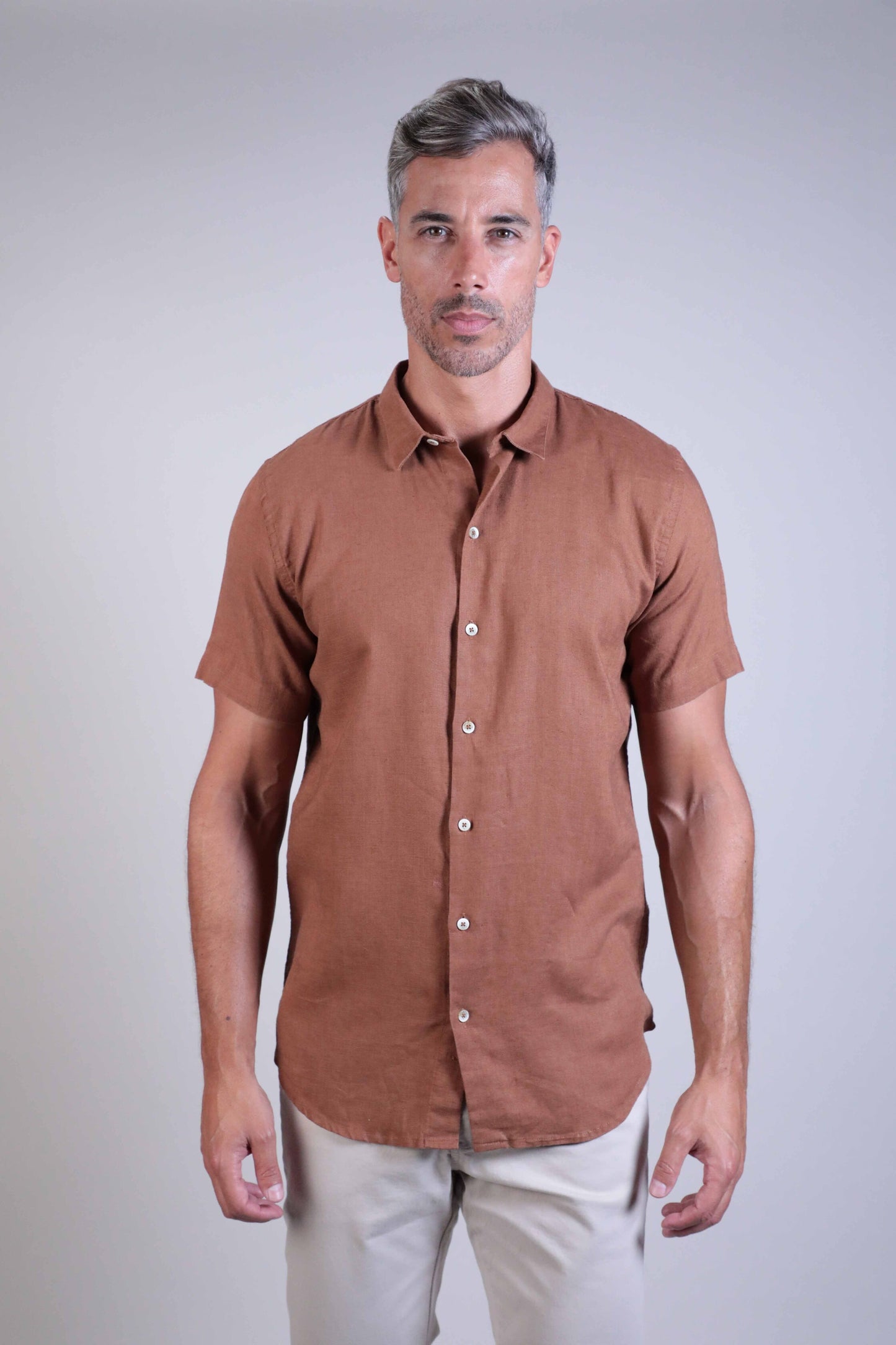 Camisa Lyocell Manga Curta
