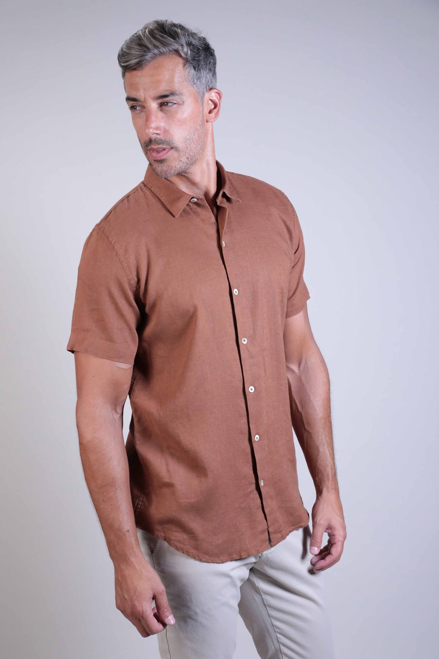 Camisa Lyocell Manga Curta