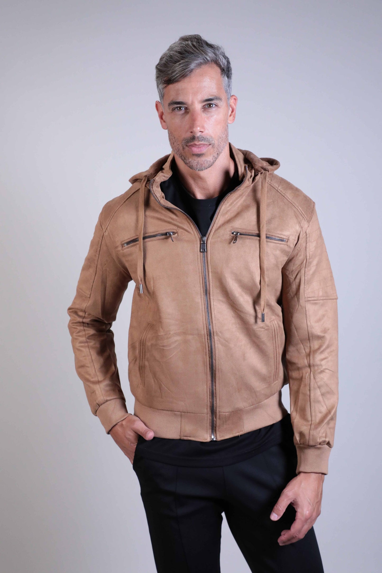 Jaqueta Suede